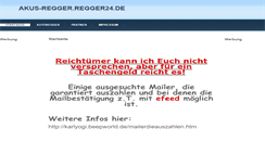 Desktop Screenshot of akus-regger.regger24.de
